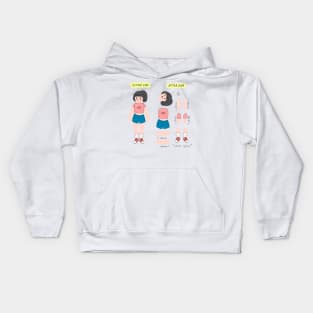 Gym girl Kids Hoodie